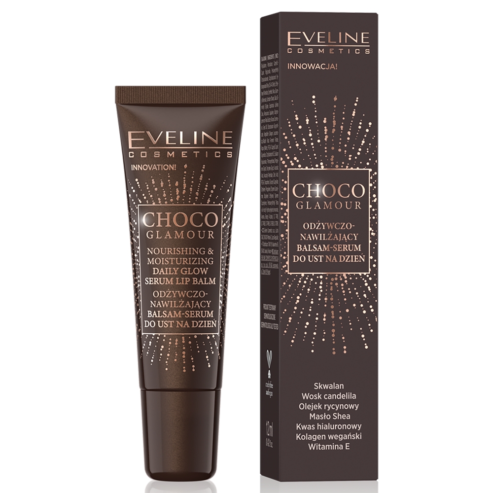 Choco Glamour Vyživující A Hydratační Denní Balzám Na Rty - Sérum