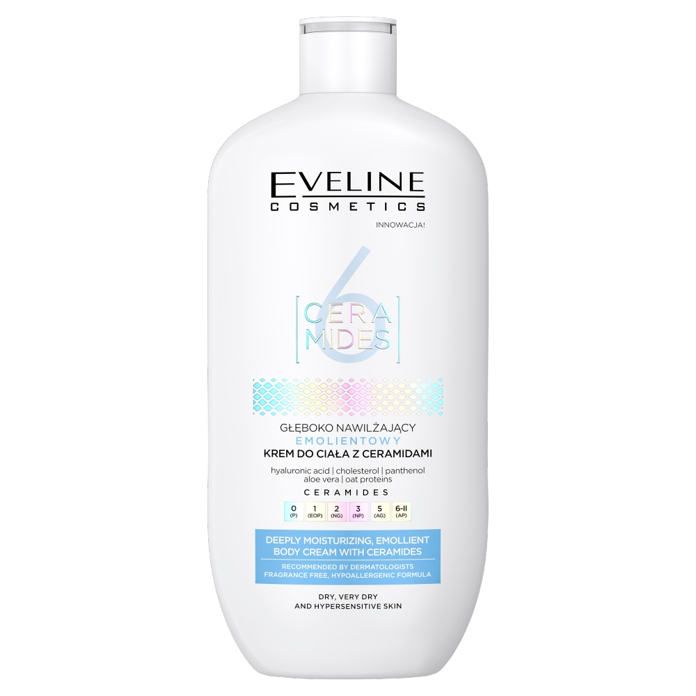 6 Ceramidů – Hluboce Hydratační Emolientní Tělový Krém 350 ml