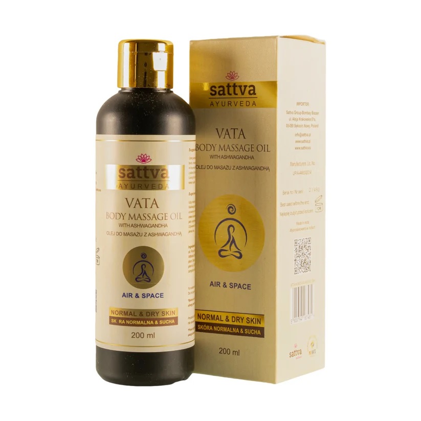 Body Massage Oil ÁJurvédský Masážní Olej Vata