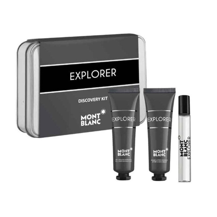 Explorer Sada Miniaturní Ve Spreji + Sprchový Gel + Balzám Po Holení