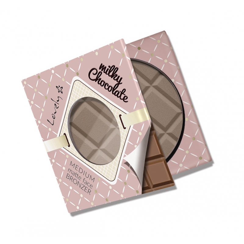 Milky Chocolate Medium Matte Face Bronzer ČOkoládový Matný Bronzer Na Obličej A Tělo