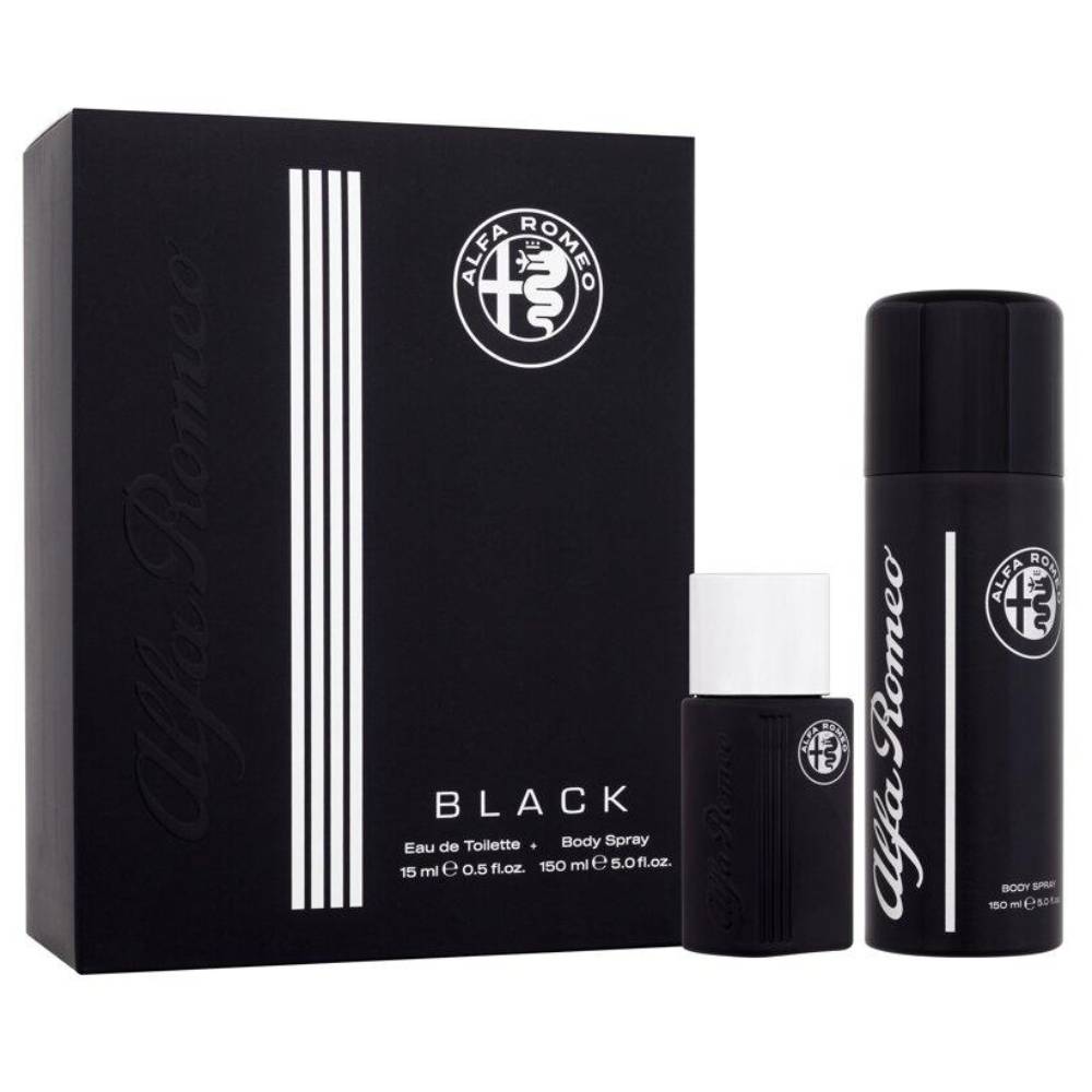Black Set ČErná Sada: Ve Spreji + Parfémovaný Tělový Sprej Unisexové Parfémy