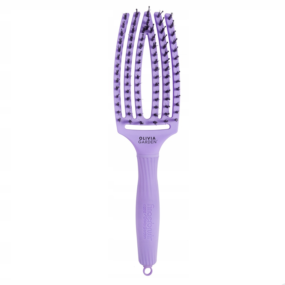 FingerBrush Combo Střední Kartáč Na Vlasy Levandule