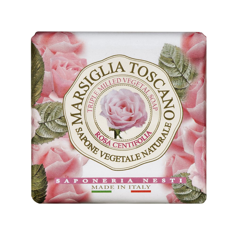 Marsiglia Toscano Rosa Centifolia Přírodní Toaletní Mýdlo
