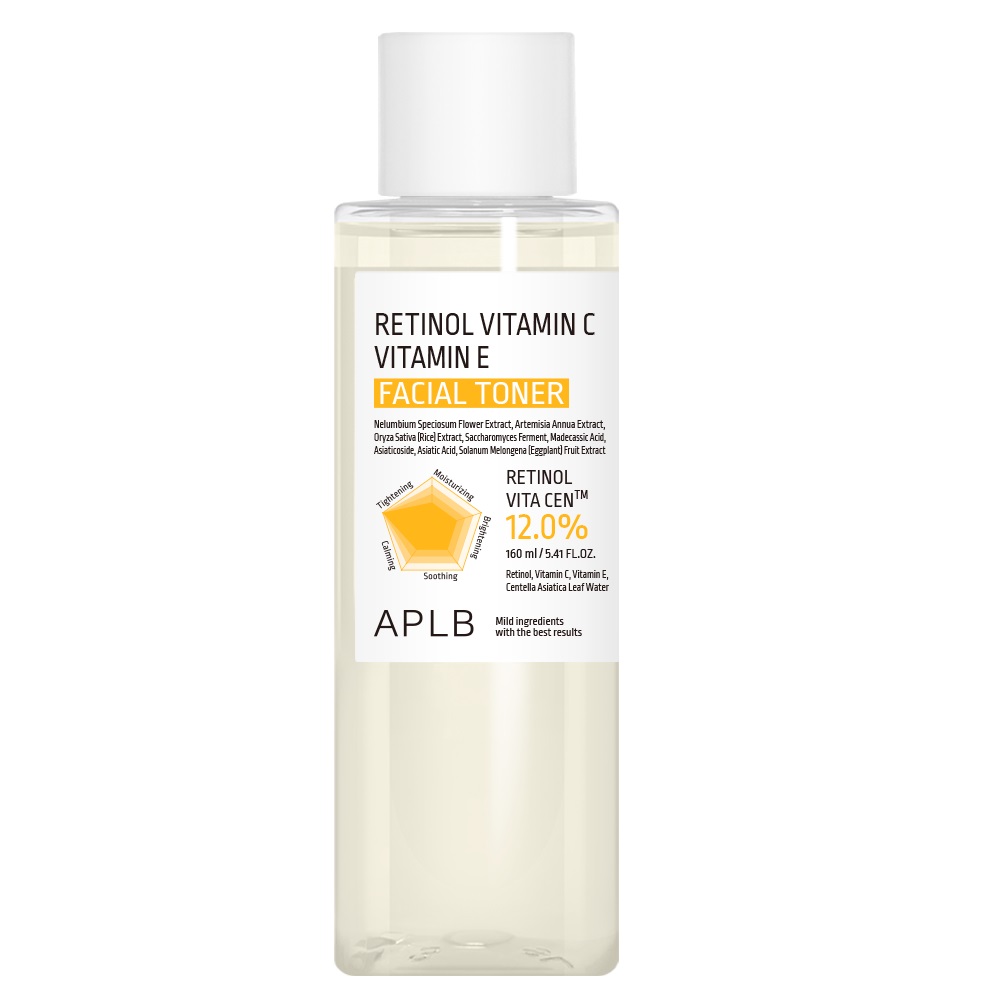 Retinol Vitamin C Vitamin E Rozjasňujúce Tonikumum Na Tvár 160ml