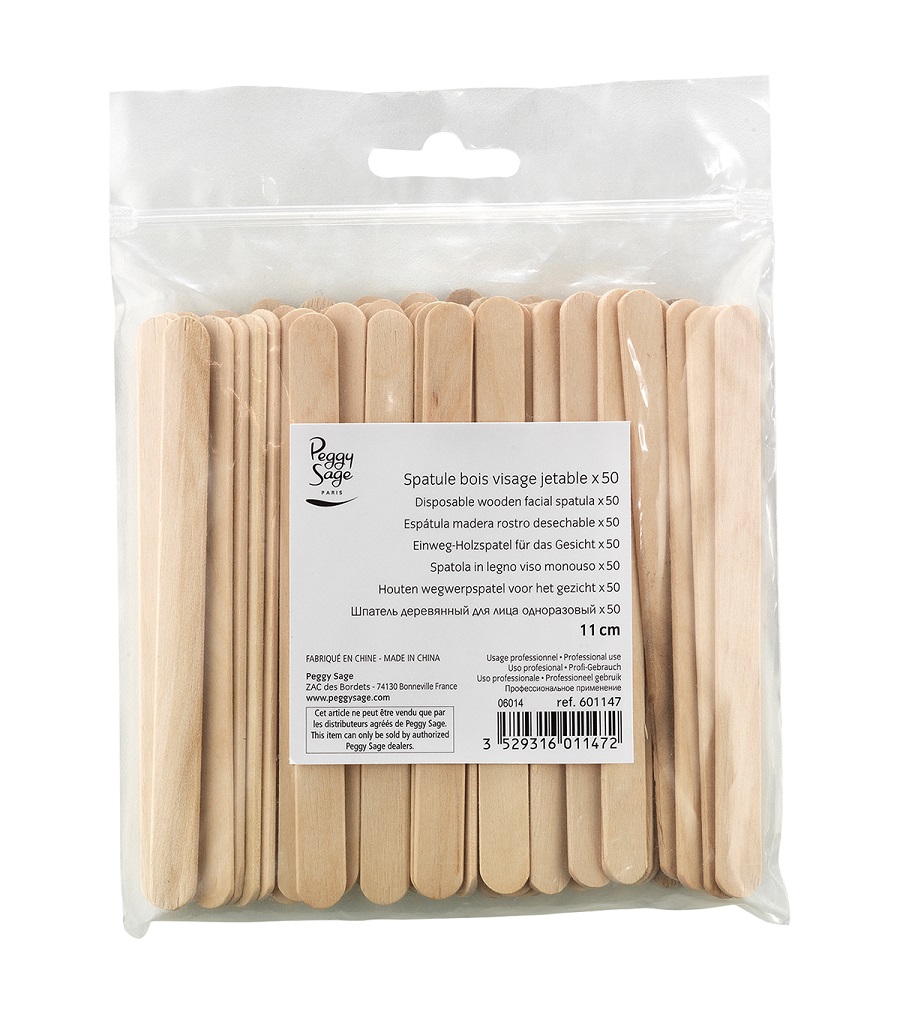 _Spatule Bois Visage Jednorázové Dřevěné šPachtle Na Obličej 11cm