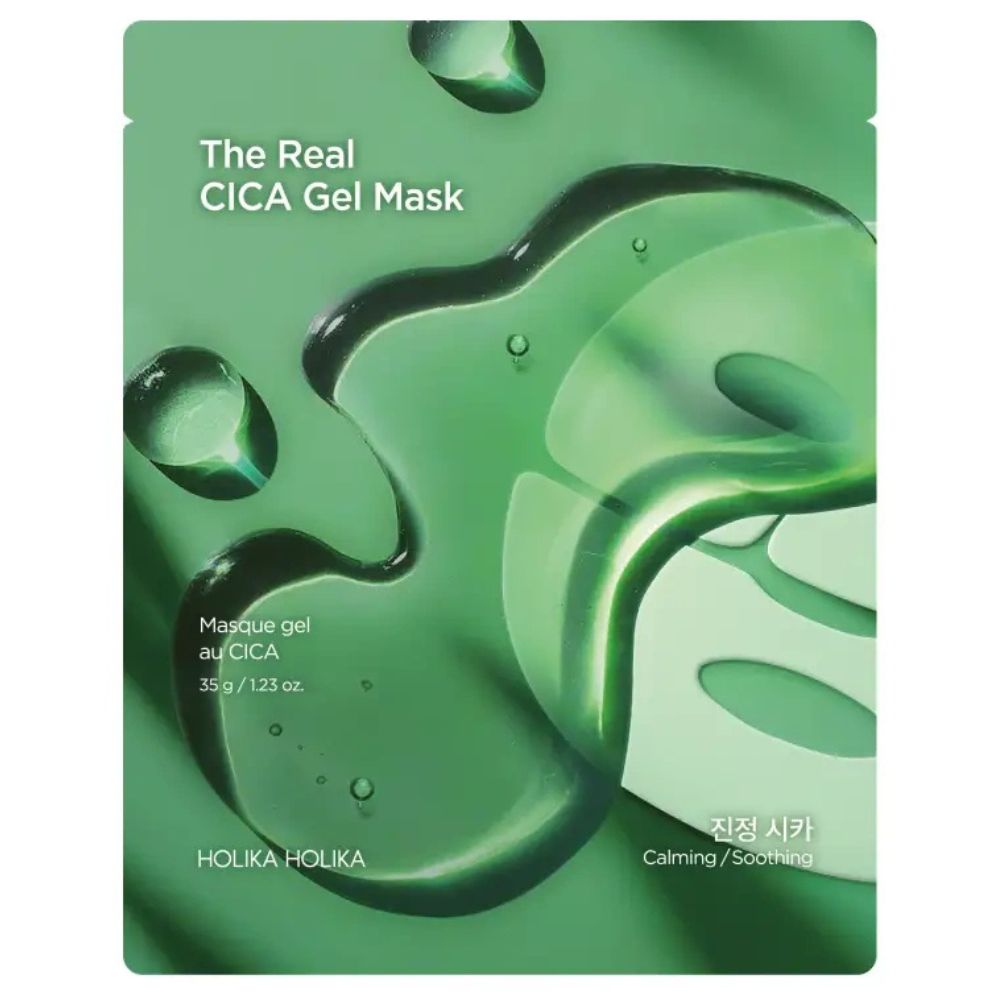 The Real Cica Gel Mask Hydrogelová Celonoční Hloubkově Zklidňující Maska 35 g
