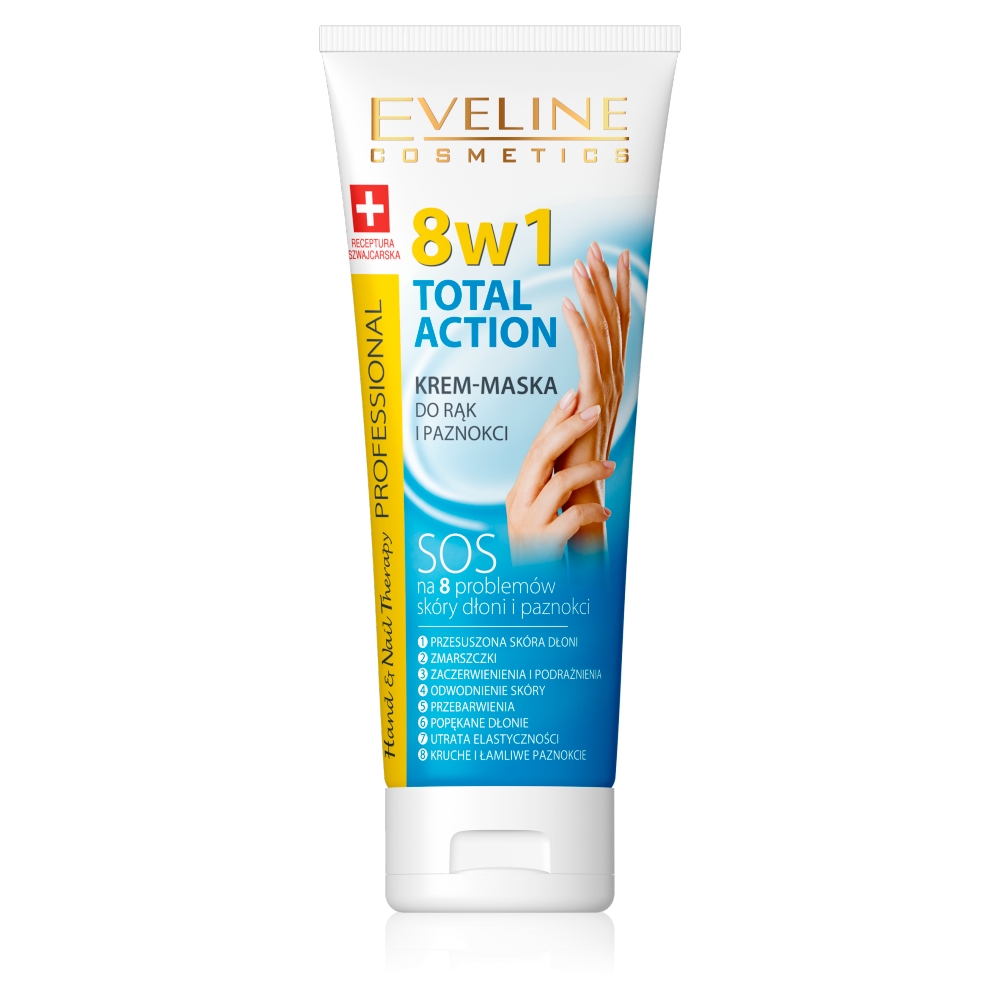 Handamp;Nail Therapy Total Action 8v1 Krém-maska Na Ruce A Nehty