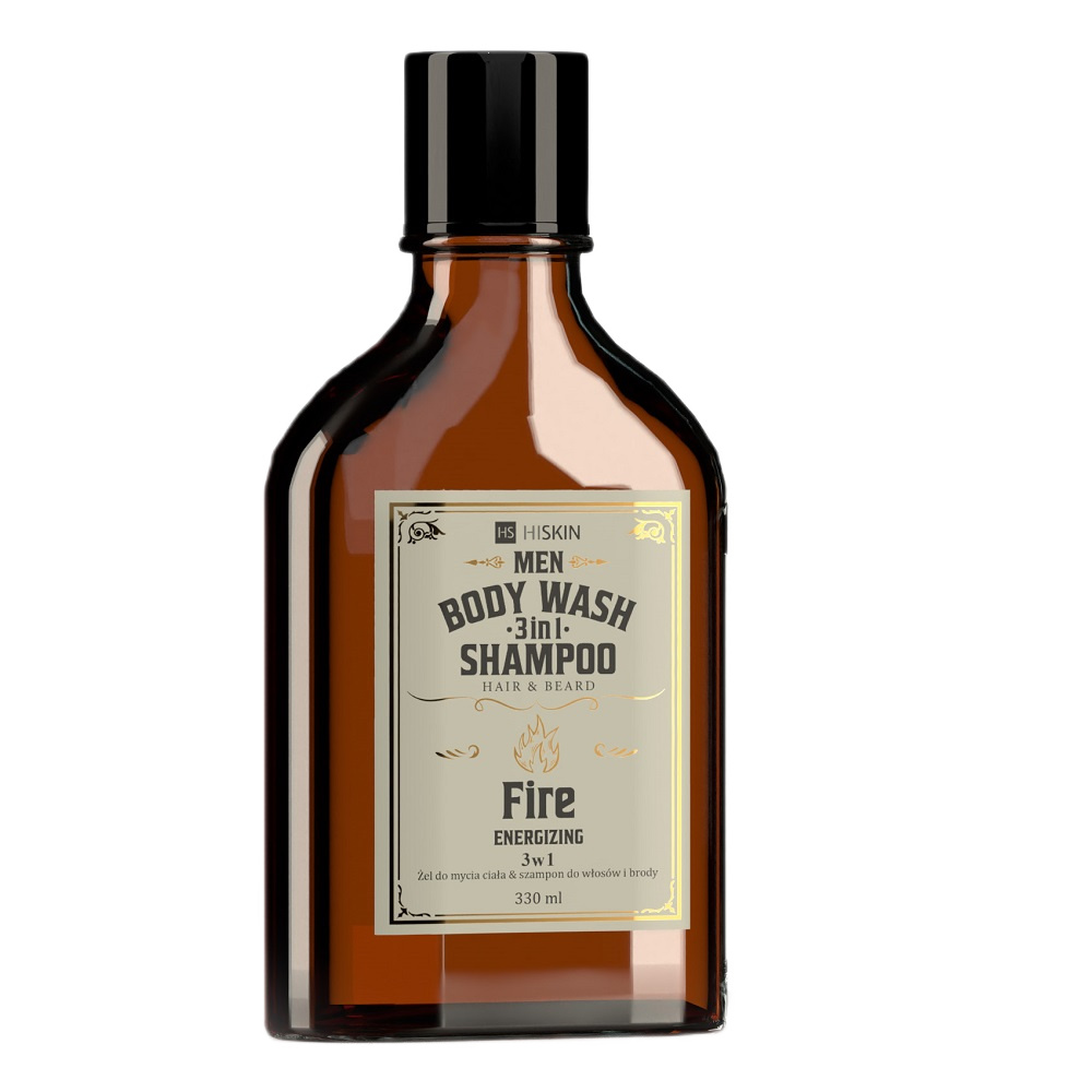 Pánské Mytí Těla A šAmpon Na Vlasy A Vousy Whisky 3v1 Fire