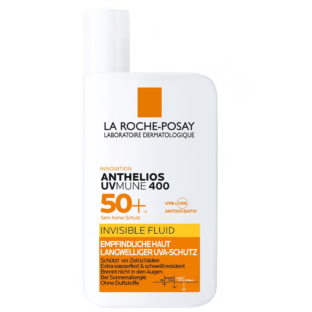 Anthelios UVmune 400 Neviditeľný Opaľovací Krém SPF50+ 50ml