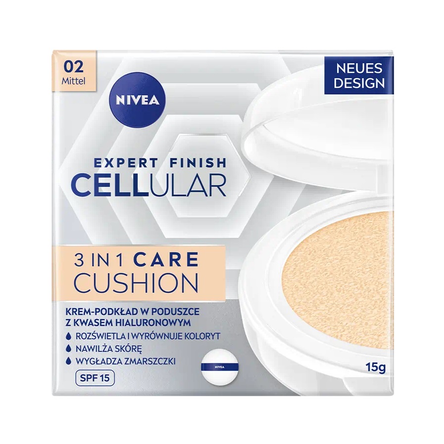 Expert Finish Cellular 3in1 Care Cushion Podkladový Krém SPF15 S Polštářkem 01 Light 2