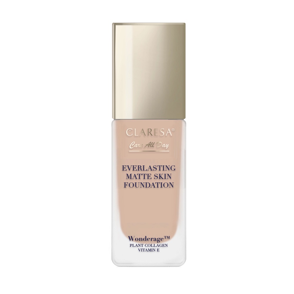 Care All Day Everlasting Matte Skin Foundation Matující A Vyhlazující Podkladový Krém 02 Světle Béžový 4