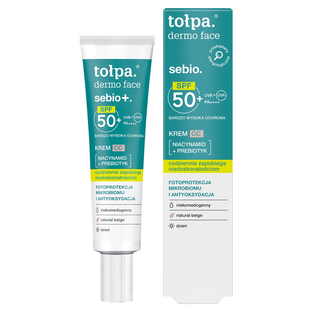Tolpa Dermo Face Sebio+ CC Krém SPF50+ 40ml