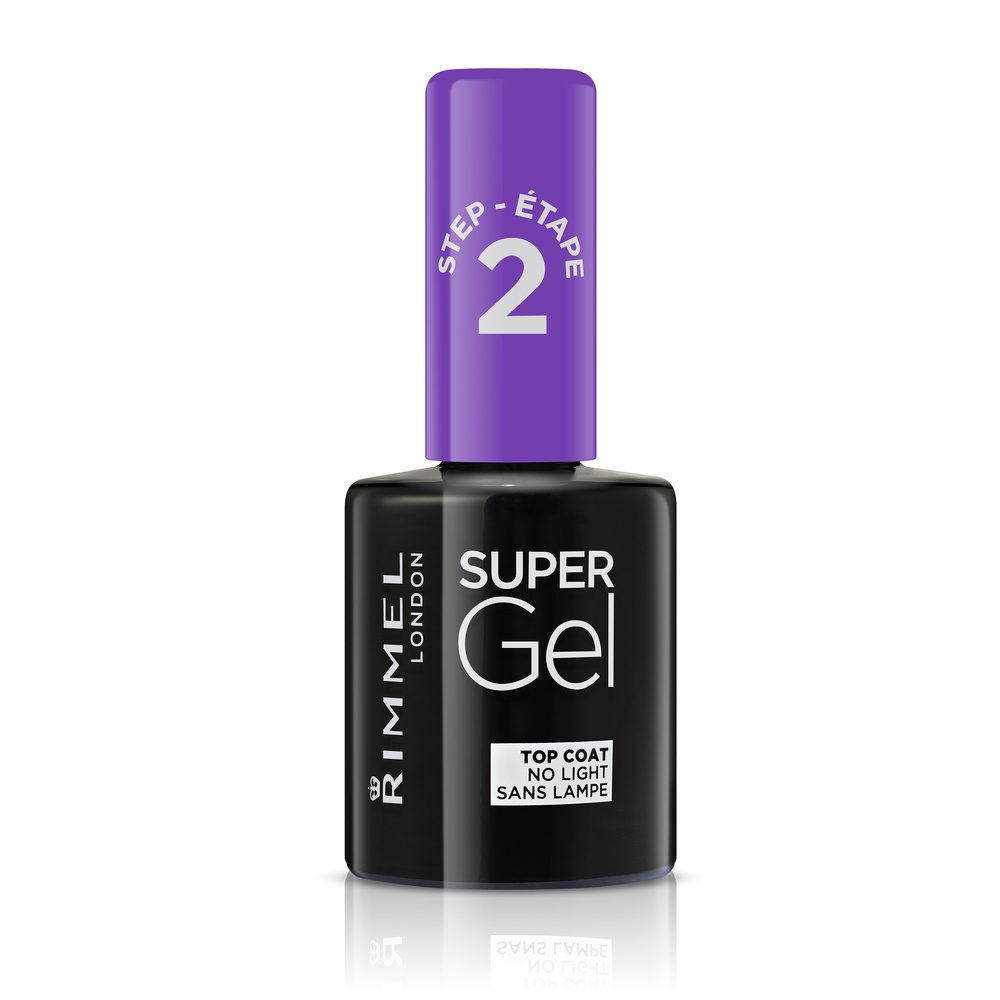 RIMMEL_Super Gel Top Coat Fixuje Efekt Gelové Manikúry