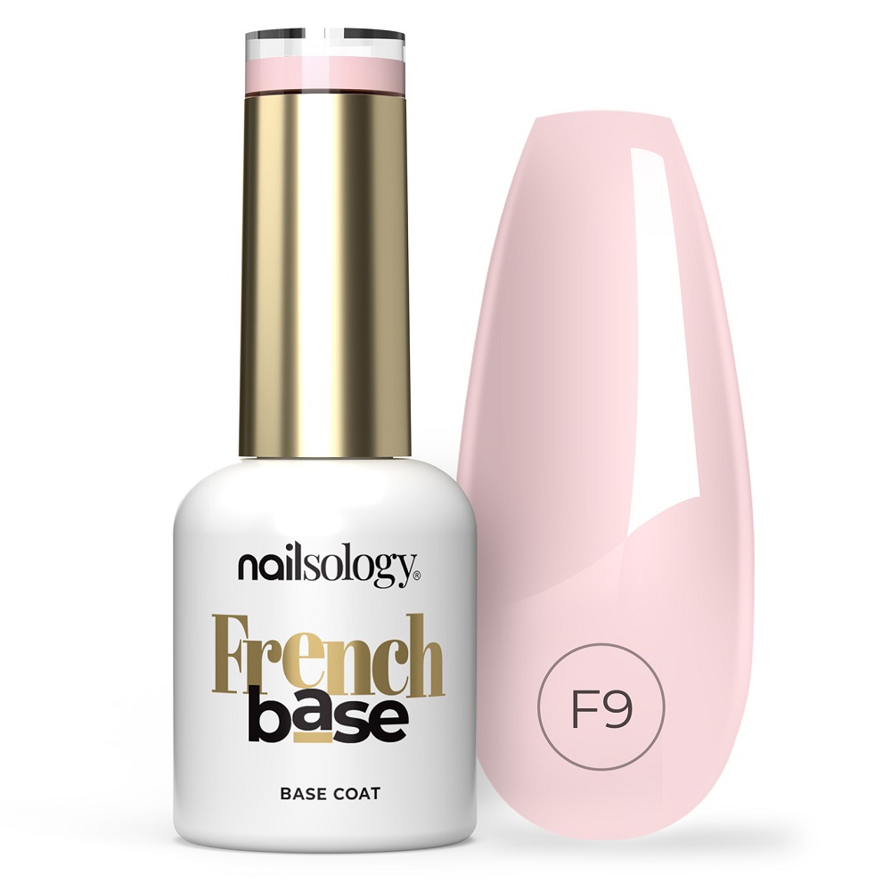 Nailsology French Base Barevný Hybridní Základní Lak F7 Yogo Shake 3