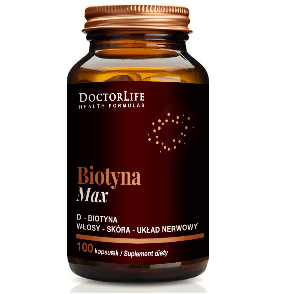 Biotyna Max D-Biotin Doplněk Stravy 100 Tablet