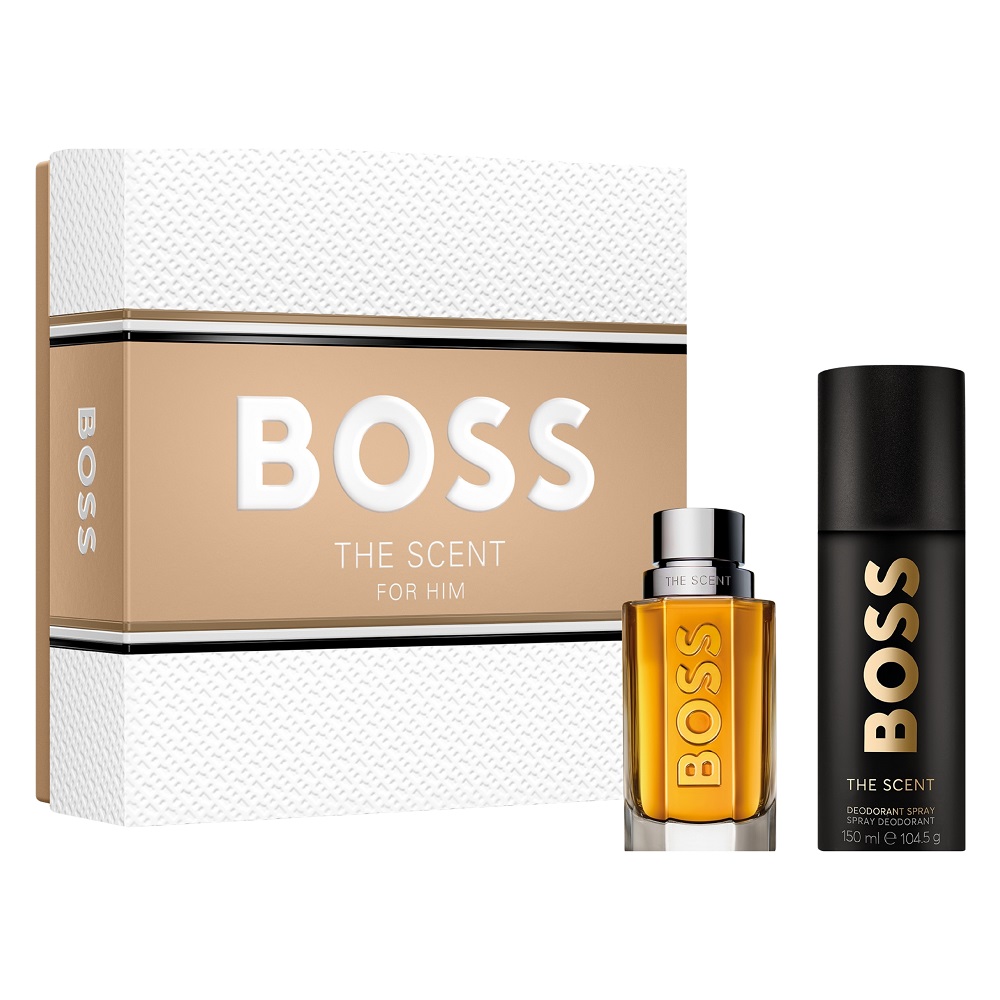 Boss The Scent New Boss The Scent For Him Sada + Deodorant + Sprchový Gel 50 ml