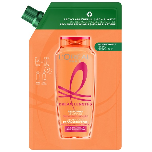 Elseve Dream Long Regenerační šAmpon, Náplň 500 ml