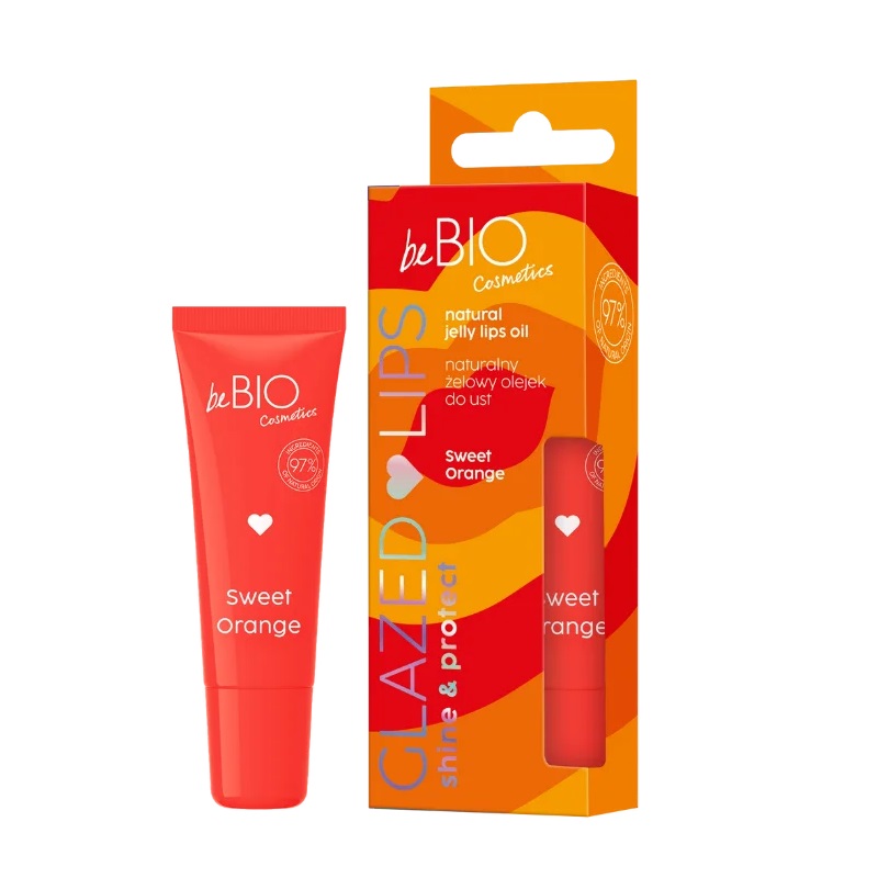 Glazed Lips Přírodní Gelový Olej Na Rty Sladká Orange 10 ml