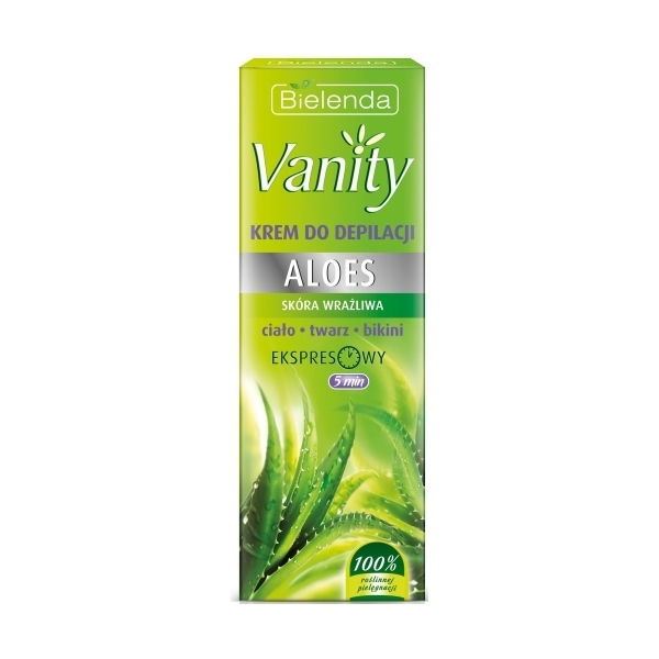 Vanity Aloe Depilační Krém Pro Citlivou Pokožku