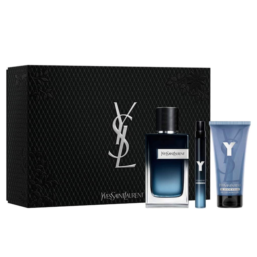Y Pour Homme Set Parfémová Voda Ve Spreji + Parfémová Voda Ve Spreji + Sprchový Gel