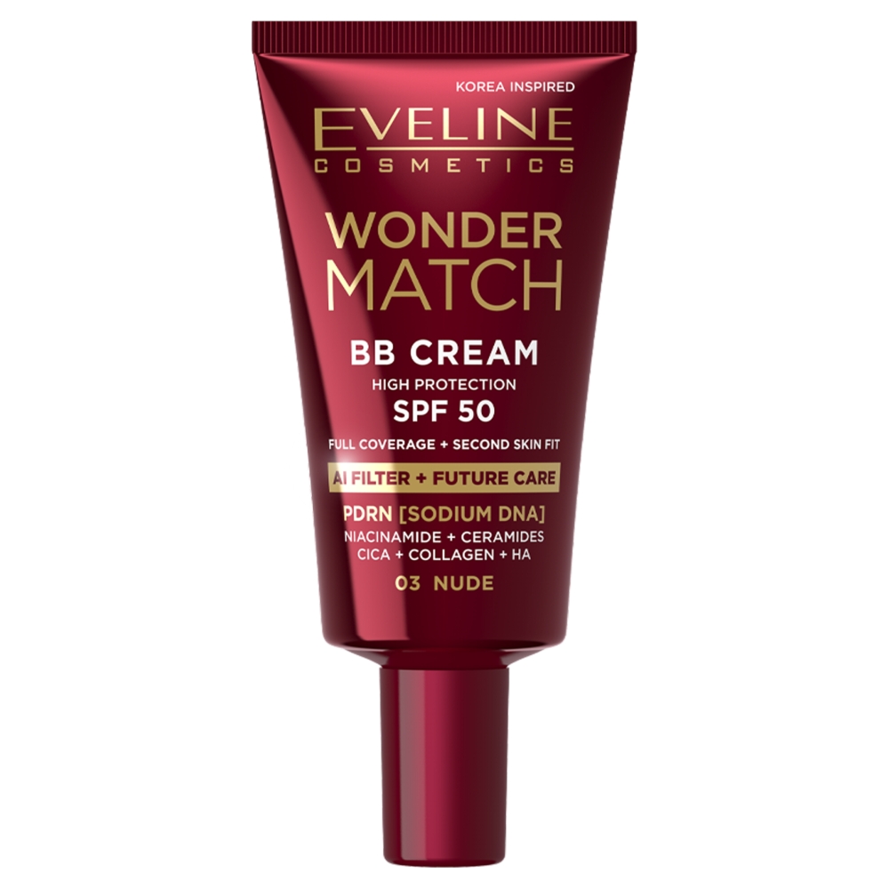 Wonder Match BB Cream BB Krém Wonder Match S Ochranným Faktorem SPF 50, Odstín 01 Ivory 3