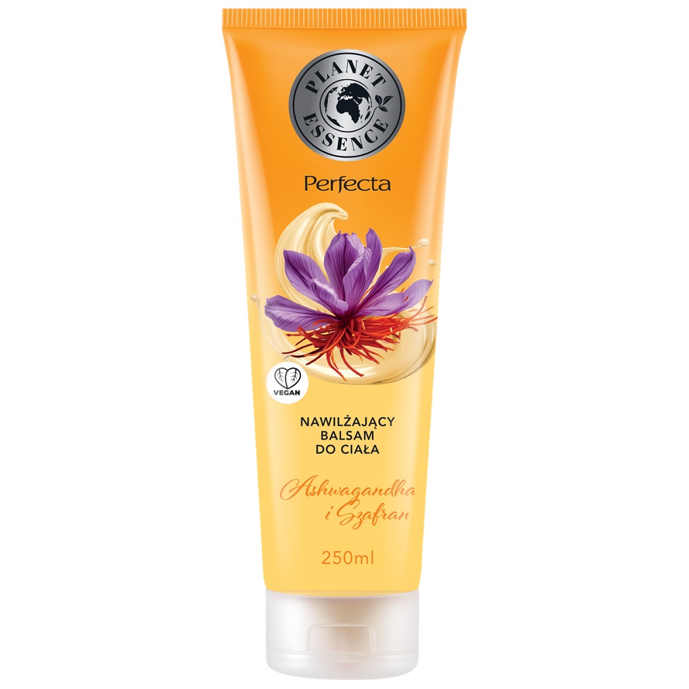Planet Essence Hydratační Tělové Mléko Ashwagandha A šAfrán