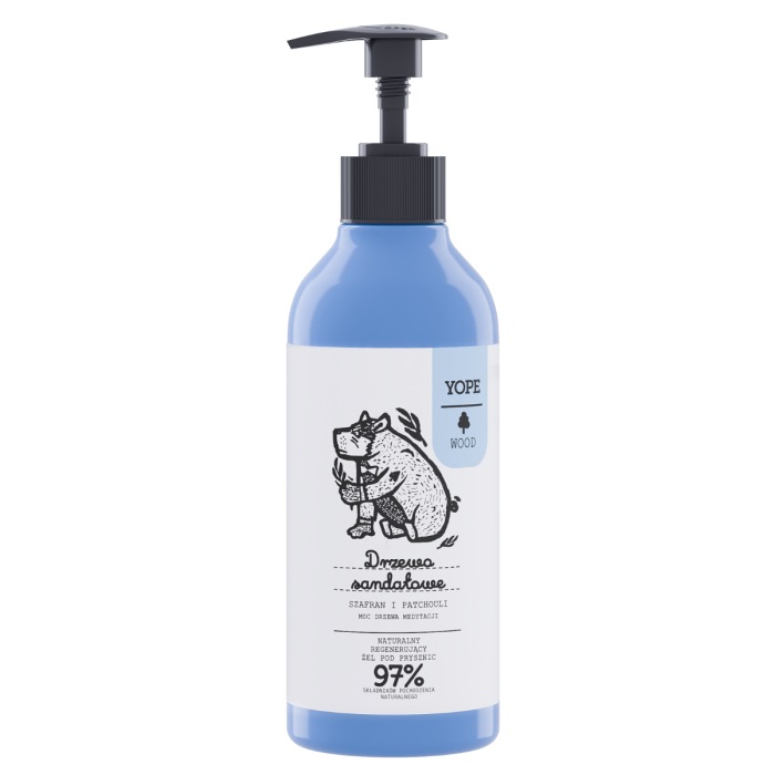 Prírodný Regeneračný Sprchový Gél Sandalwood Saffron And Patchouli 400ml