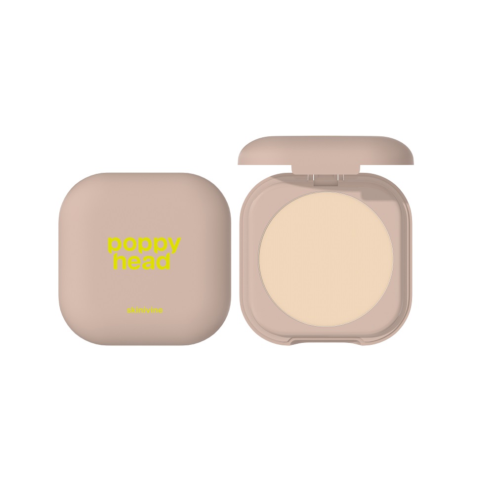 Skinivine Pressed Powder Skinivine Lisovaný Fixační Pudr S Rozmazávacím Efektem 01 Barely