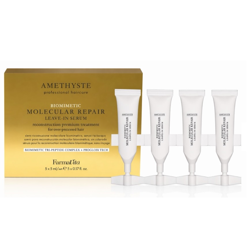 Amethyste Biomimetic Molecular Repair Regenerační Sérum Na Vlasy 5 X