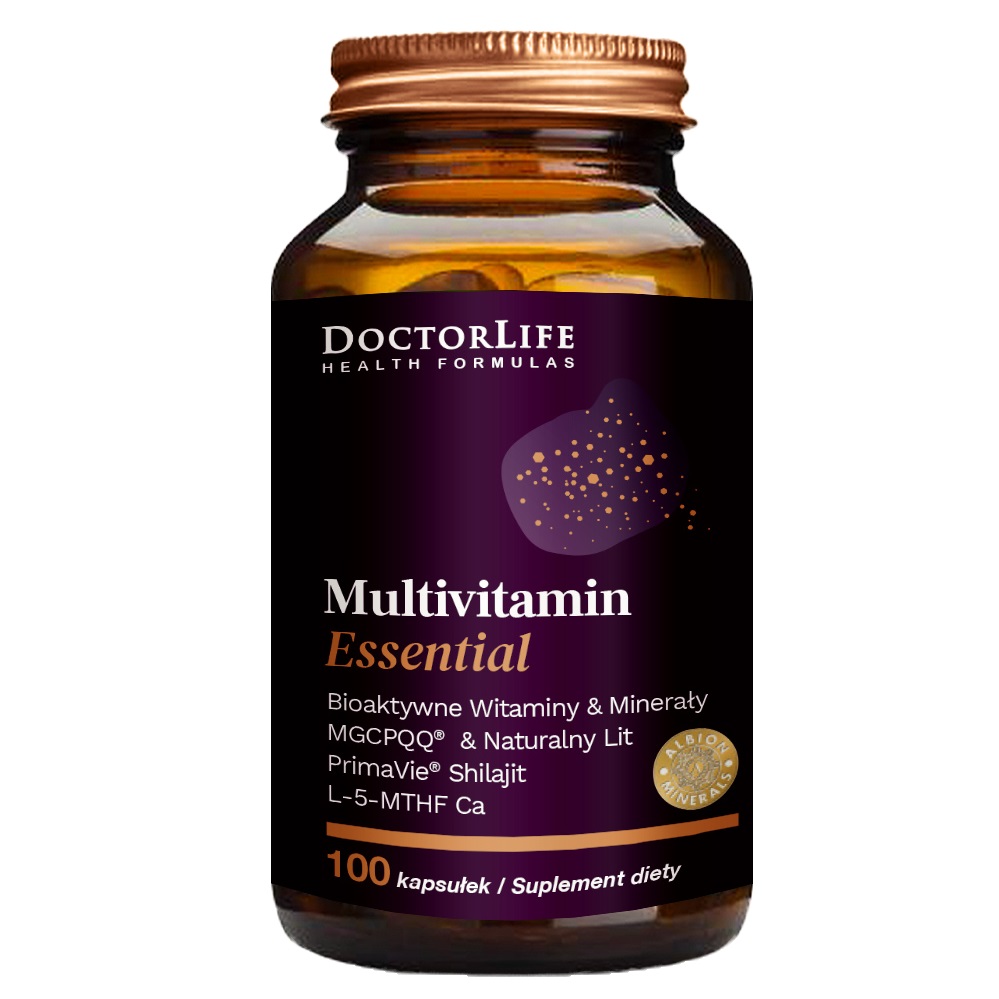 Multivitamin Esenciální Bioaktivní Vitamíny A Minerály Doplněk Stravy 100 Kapslí
