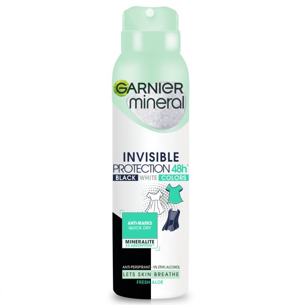 Mineral Invisible Protection Fresh Aloe Antiperspirant Ve Spreji