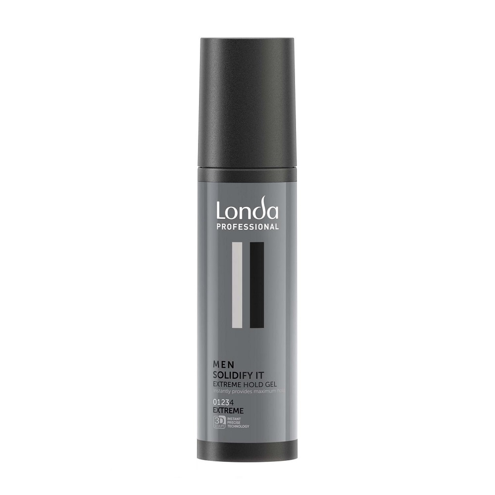 Men Styling Men Solidify It Extreme Hold Gel – Gel Na Vlasy S Extrémní Fixací Pro Muže