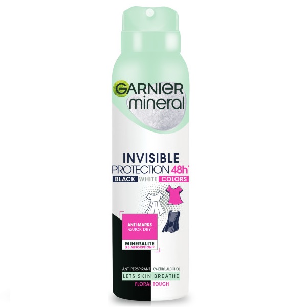 Mineral Invisible Protection Floral Deodorant Touch Ve Spreji