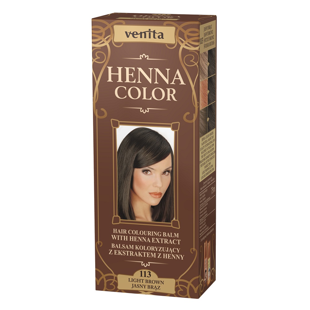 Henna Color Dybiace Mléko S Výťažkom Z Henny 114 Golden Brown 18