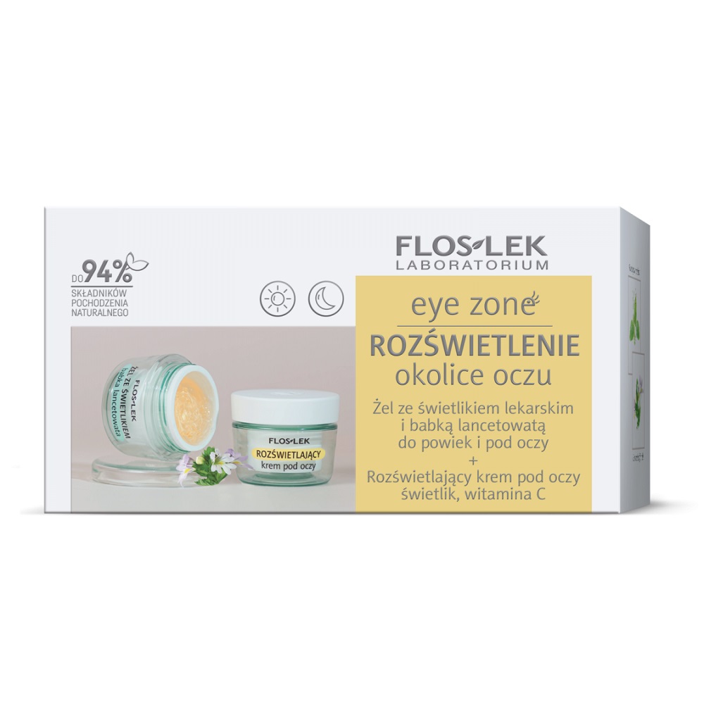 Eye Zone Set Oční Gel S Echinaceou A Brutnákem Lékařským + Rozjasňující Oční Krém S Ech…