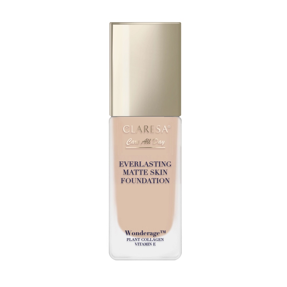 Care All Day Everlasting Matte Skin Foundation Matující A Vyhlazující Podkladový Krém 02 Světle Béžový 3