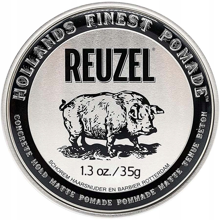 Hollands Finest Pomade Concrete Hold Matte Pomáda Na Vlasy Na Vodní Bázi 35 g