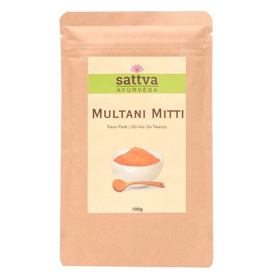 Multani Mitti Kosmetický Jíl Na Obličej 100 g