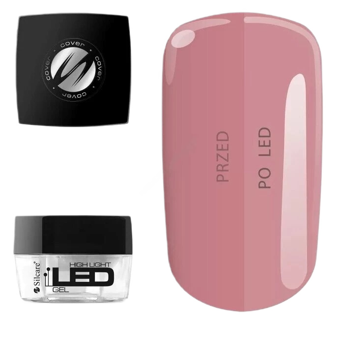 High Light Led Gel Středně Silný Monofázový Gel Na Nehty Cover