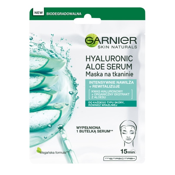 _Skin Naturals Hyaluronové Sérum S Aloe Intenzivní Hydratační Maska