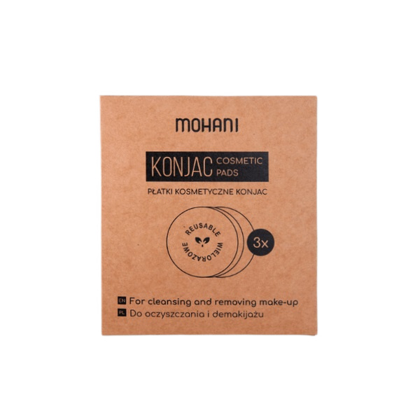 Konjac Opakovaně Použitelné Kosmetické Tampony Z Rostlinných Vláken, .