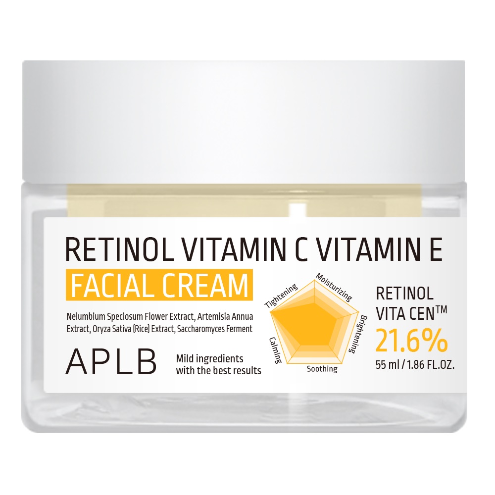 Retinol Vitamin C Vitamin E Rozjasňující Krém Na Obličej